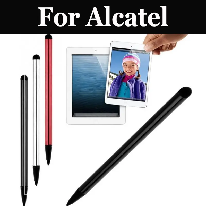 Емкостный сенсорный экран карандаш-Стилус Сенсорный экран ручка для Alcatel Работает с любым оператором, 1 1C 3x5 5V A3 A3 XL A5 светодиодный A7 Fierce XL Flash плюс 2 Idol 4 4 Pro