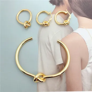 

Luxury Brand 1:1 Knot Bangle Ring S925 Sterling Silver Jewelry For Women Ring Bangle Girls Women Gift Jewelry