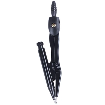 

Student Black Metal Mechanical Pencil Drawing Compasses