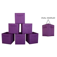 Фабрика прямые амазоны Эко-друг Non Noven складной тканевый ящик для хранения шкаф Организация ящик для хранения