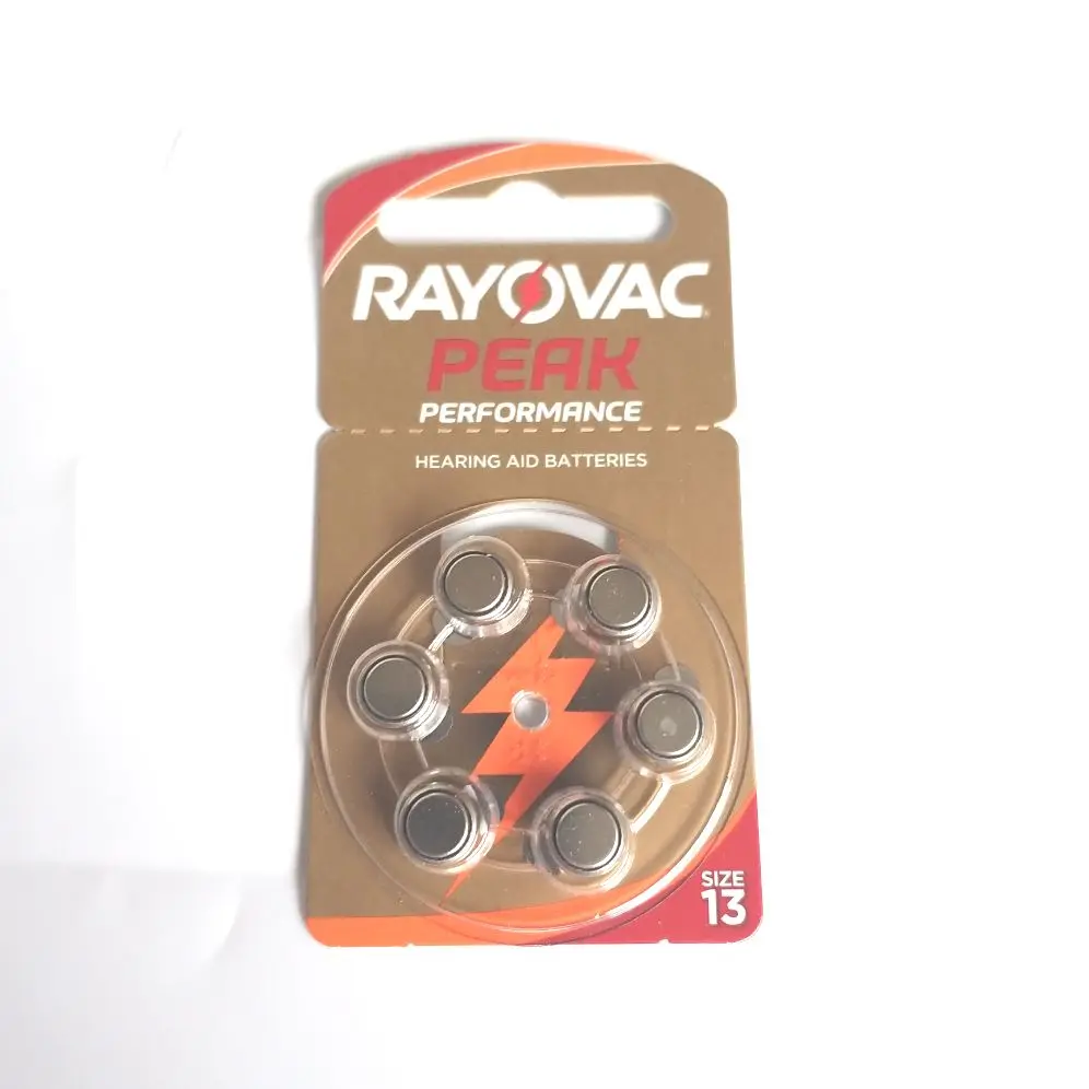 30pcs Hearing Aid Batteries A13 13a Za13 13 Pr48 Button Cell