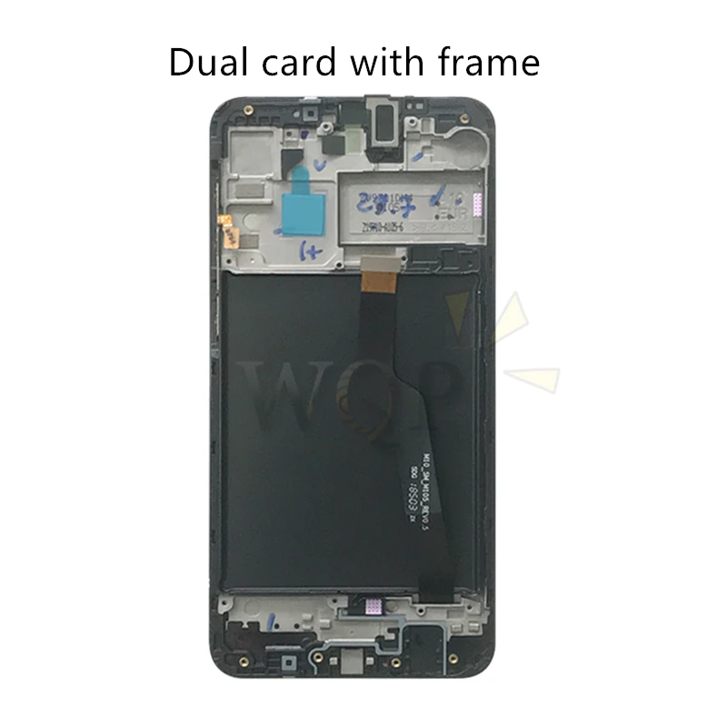 Для samsung Galaxy A10 сенсорный экран A105 A105F SM-A105F ЖК дигитайзер сборка двойная карта с рамкой Замена Ремонт Часть