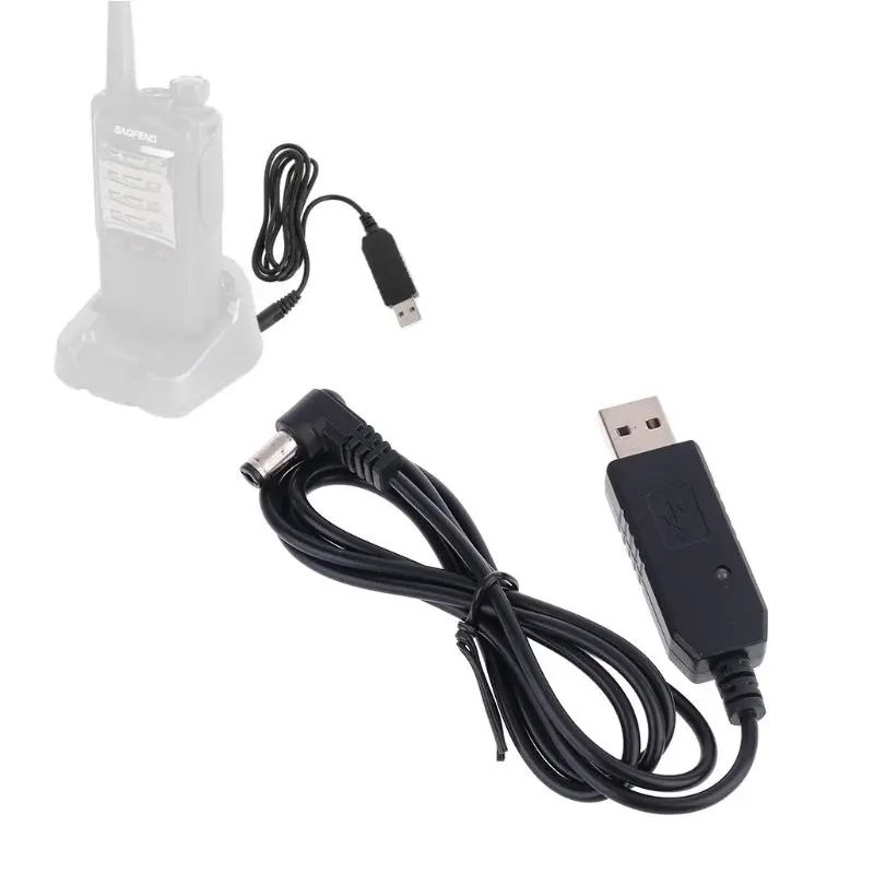 Бесплатная доставка Зарядка через USB кабель для BaoFeng UV 5R 82 BF F8HP 82HP 5X3 Зарядное