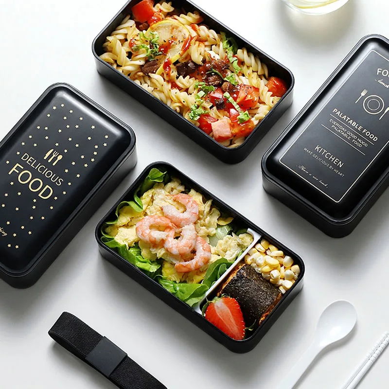 

Lunch Box for Kids Food Container Double Microwave Japan Bento Box Storage Portable School Picnic Set Lunch box 1200ml