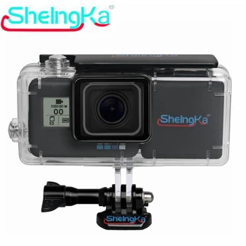 

New Bacpac Side Battery Type-C Mobile Phone Power With Camera Battery Extra Long Waterproof Case For GoPro Hero 5 6 7 Black