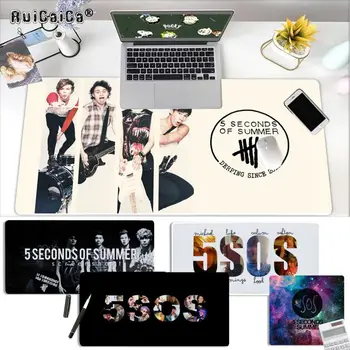 

RuiCaiCa Hot Sales 5SOS Beautiful Anime Mouse Mat Free Shipping Large Mouse Pad Keyboards Mat