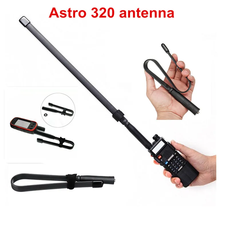 

Long tracking range astro 320 antenna portable elasticity astro 220 antenna dual band UV5R tactical antenna