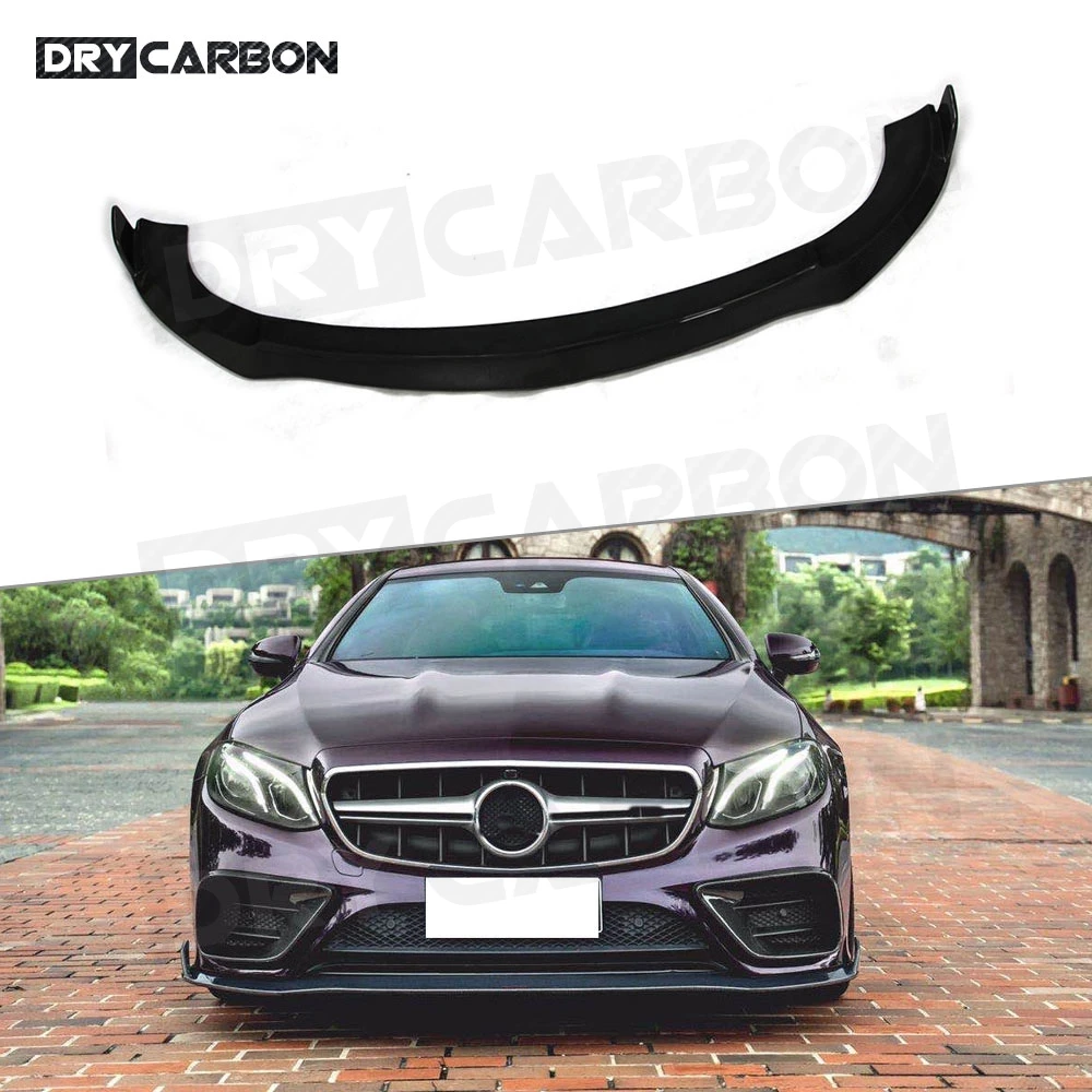 

Carbon Fiber / FRP Front Bumper Lip Chin Spoiler Apron for Mercedes Benz E Class C238 Sport Coupe 2017-2019 Car Styling