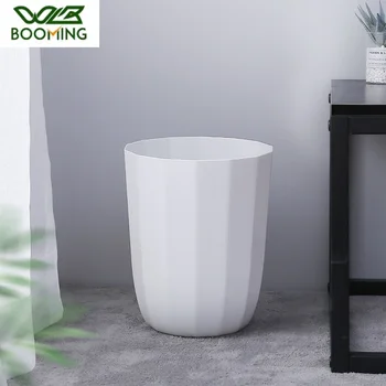 

WBBOOMING Plastic Trash Can Kitchen Garbage Storage Baskets Nordic Color Style Home Bathroom Living Room Trash Storage Bins
