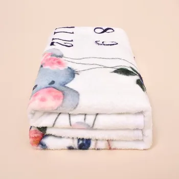 

Newborn Baby Blanket Cute Cartoon Receiving Blankets Kids Toddler Print Swaddling Blanket