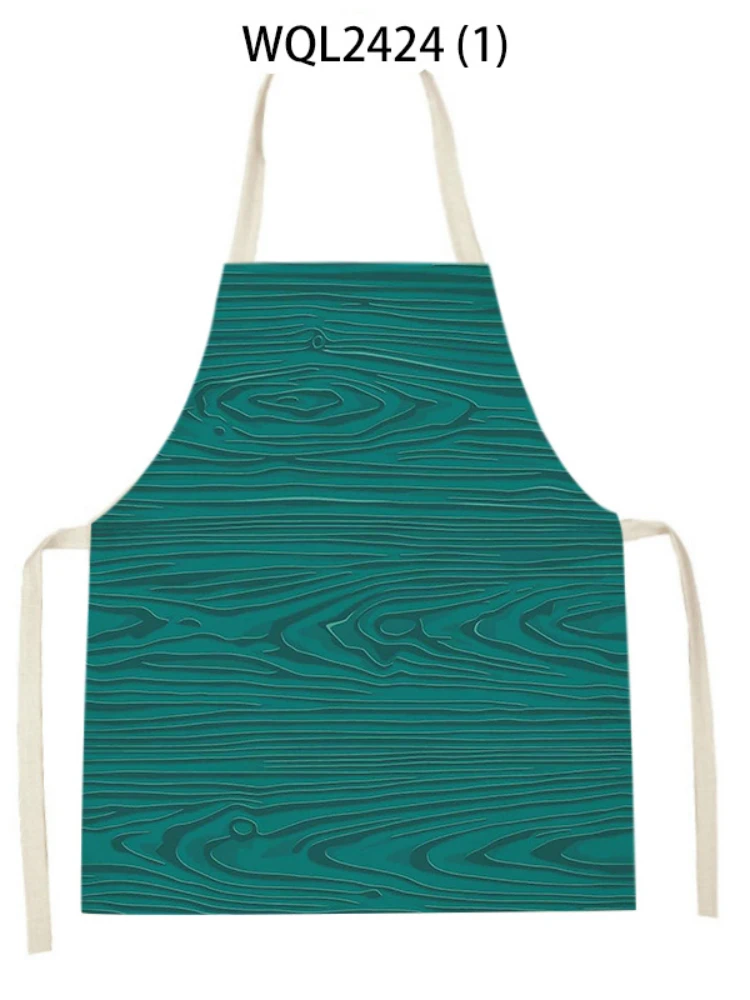 Nordic Abstract Apron New Linen Apron Overalls Women's Fashion Nordic