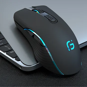 CHOTOG Wireless Mouse Bluetooth 5.0+2.4G Gaming Computer Mouse gamer Eergonomic 2400DPI Optical Professional Mouse For PC Laptop 1