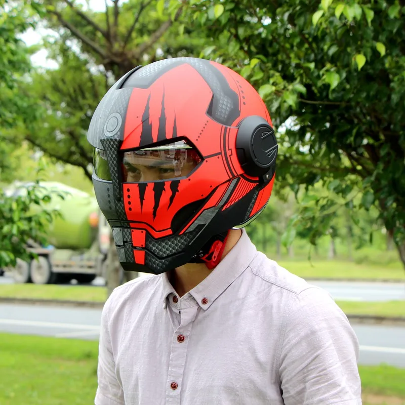 Armet полное лицо Ironman moto Capacete Casco Мужские шлемы moto rcycle шлем ABS шлем moto cross