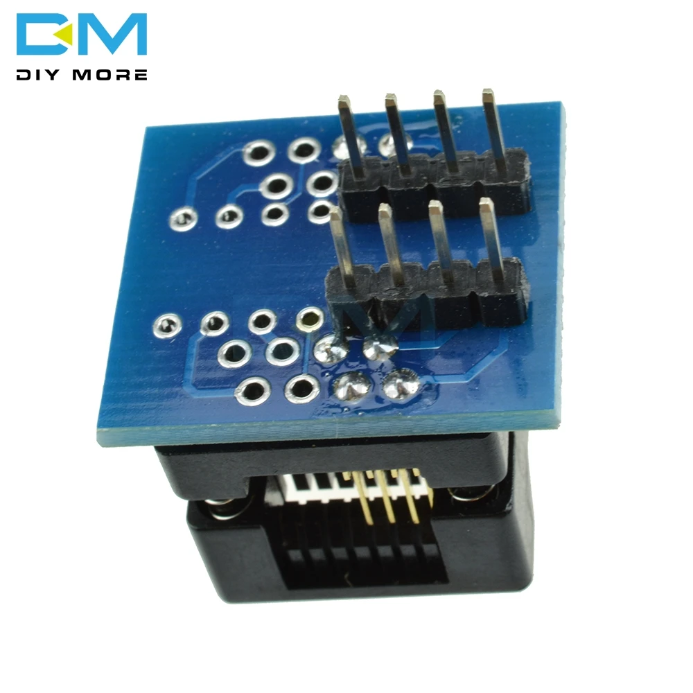 SOIC8 SOP8 для DIP8 адаптер программатора EZ на европейскую розетку Diy Kit Электронная Модуль платы блока программного управления 150mil