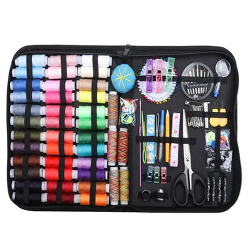 

Hot 200pcs Portable Sewing Supplies Set Needle Thread Kit Anti-Scratch Durable Sewing Case for Adults Home Repair DIY D6