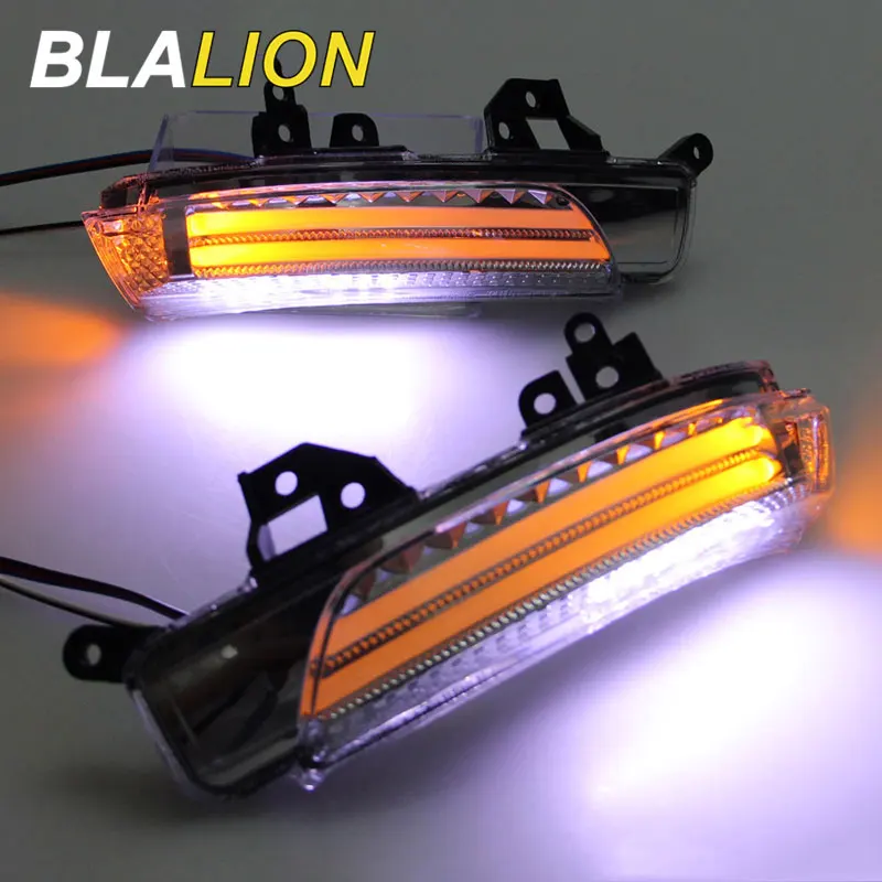 12V Car Rearview Mirror Lights For Toyota Wish Prius Mark X Crown Auto Rear View Mirror Turn Signal Warning Turning Signal Lamp