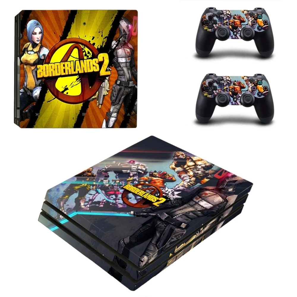 Игра Borderlands 3 PS4 Pro кожи виниловая наклейка, стикер для sony Playstation 4 консоли и 2 контроллеры PS4 Pro кожи Стикеры s