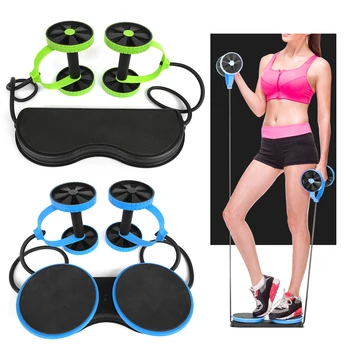 

Multi Function Double AB Roller Wheel Foldable AB Muscle Trainer Home Gym Fitness Wheel For Arm Waist Leg Exercise Equipment