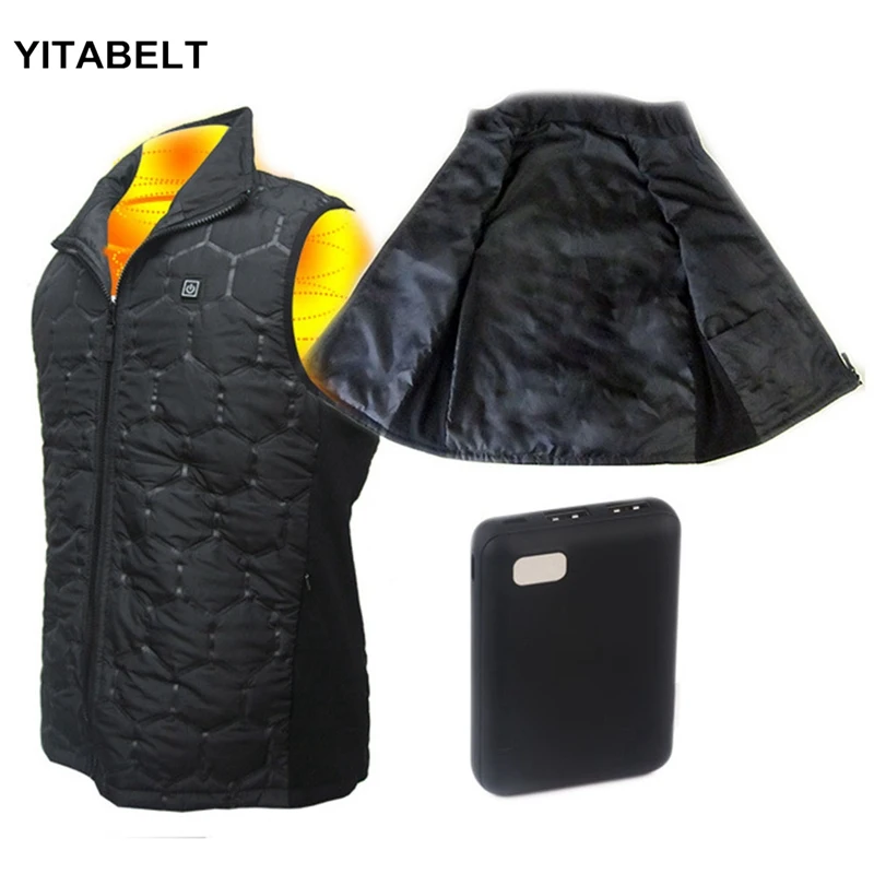 

Winter Heating Vest 5V USB Charging Heating Vest Waterproof Three Speed Thermostat