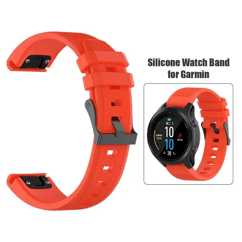 22 мм силиконовый браслет ремешок для наручных часов для Garmin Fenix6 Forerunner945 935
