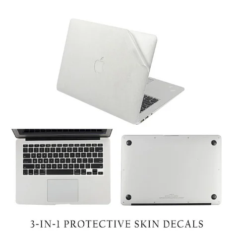 Laptop Sticker Clear Vinyl Decal Guard Front Bottom Cover Skin Protector For Apple Macbook Air 16 13" Pro 12" 15"