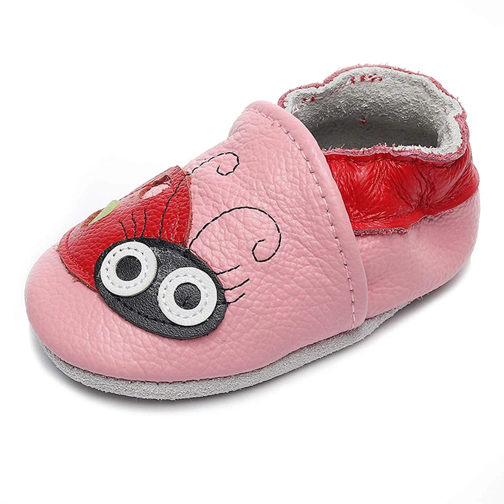 Gsch обувь для маленьких мальчиков и девочек мягкая подошва для малышей первые ходунки детская прогулочная обувь кожаные мокасины для младенцев тапочки для малышей