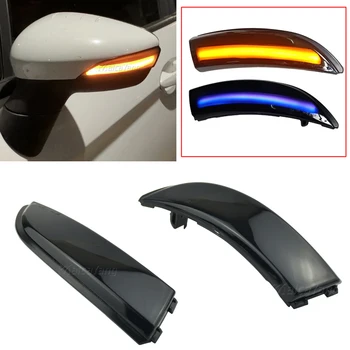 

Blue LED Dynamic Turn Signal Light Flowing Water Blinker Flashing Light For Ford Fiesta MK6 VI/UK MK7 2008-2017 B-Max 2012-2017