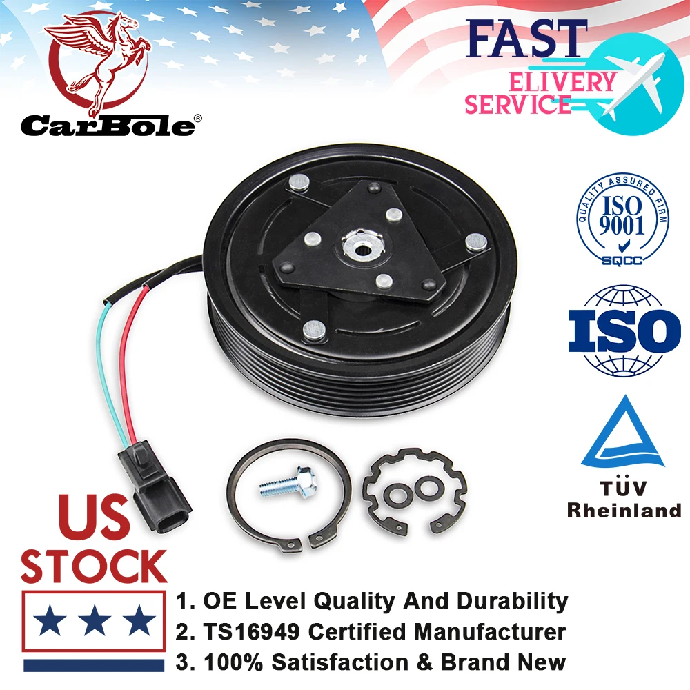 

Carbole 100% Brand New A/C Compressor Clutch Kit For Nissan Altima Sentra 4CYL 2.5L 2007 2008 2009 2010 2011 2012