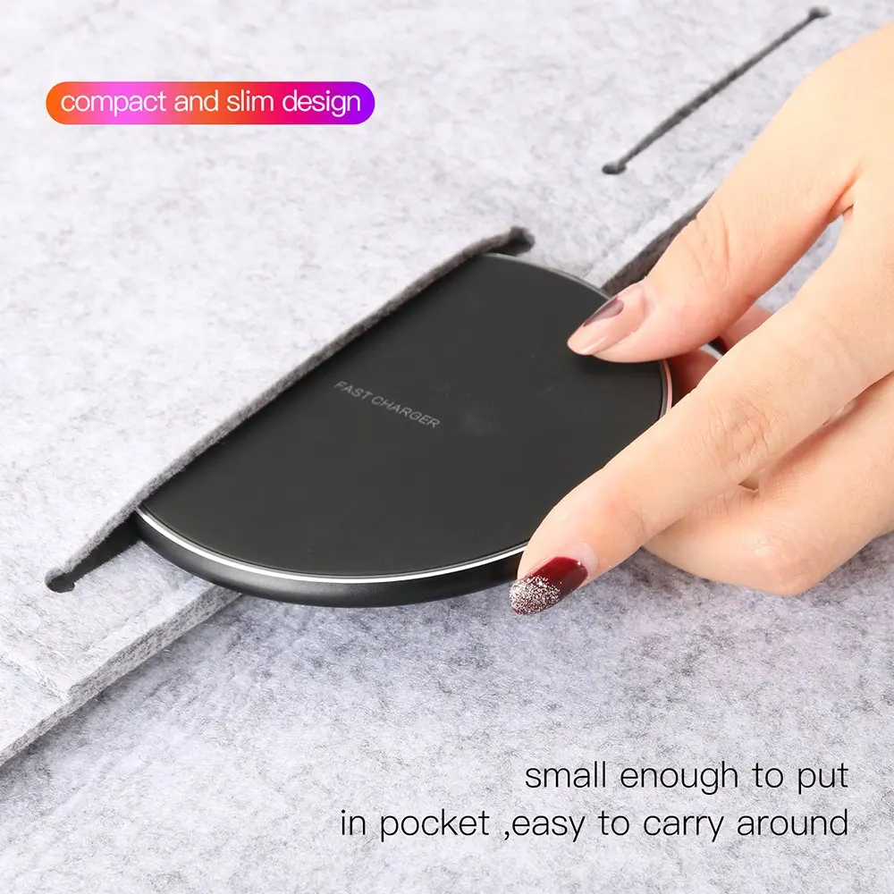 QI Беспроводное зарядное устройство usb type C 15 Вт Max для IPhone 11 XS XR X 8 Быстрая зарядка для samsung S10 Xiaomi Mi 9 huawei P30 Pro