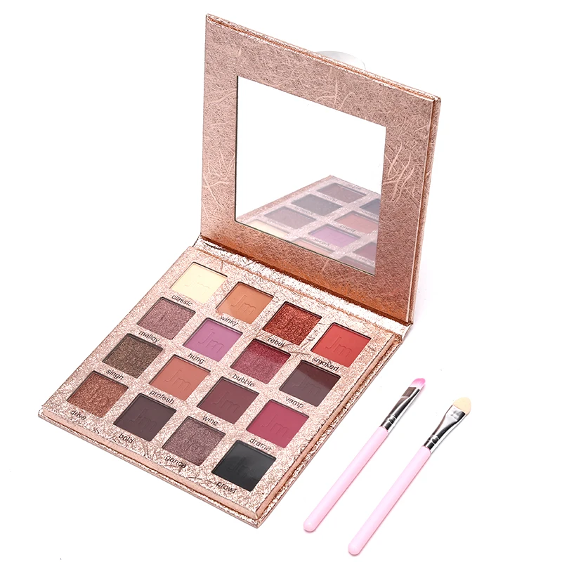 16 Colors Glitter Eyeshadow Pallete Shimmer Diamond Eye Make Up Shadows Palette Cosmetics Eye Shadow