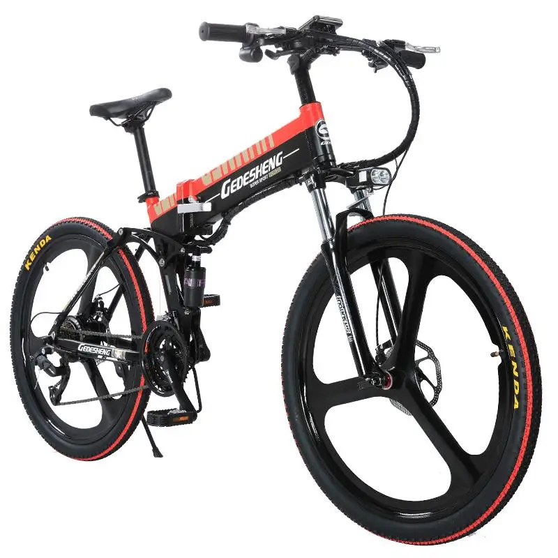 

Electric Off Road Mountain Bike Two Wheel Electric Bicycles Brushless Motor 500W 48V Foldable Electric Scooter Removable Battery