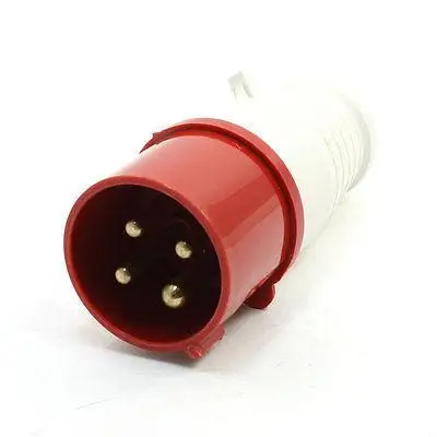 

AC 380-415V 16A IEC309-2 3P + E Industrial Connector Plug Red