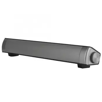

Portable Speaker Hi-Fi Heavy Bass Bluetooth Soundbar Noise Cancelling AUX/TF Card Wireless Sound Bars for TV