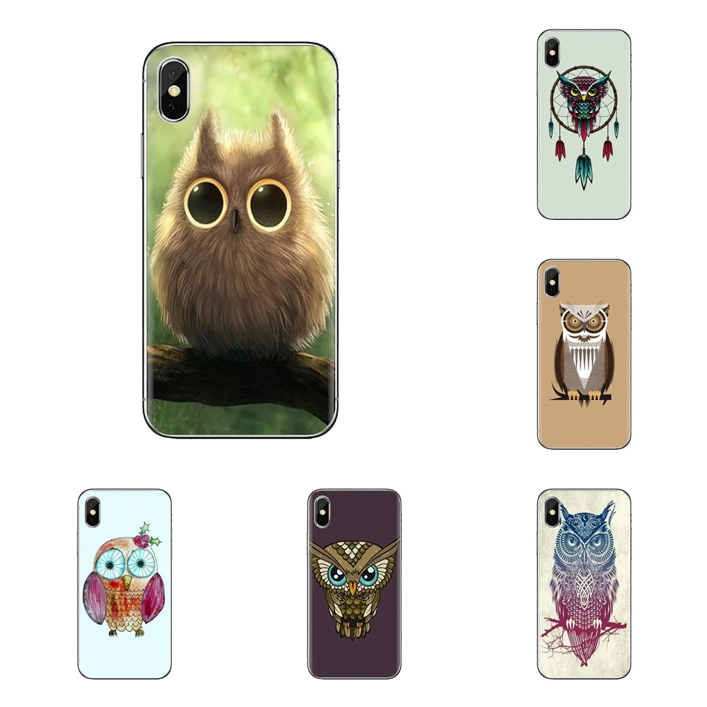 Мягкий прозрачный просвечивающийся чехол Чехлы нарисованные owlet 2 для samsung Galaxy S3 S4