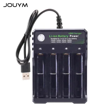 

USB 18650 Battery Charger for 3.7V Li-ion TR IMR 14500 16650 14650 18350 18500 16340 18650 Rechargeable Battery