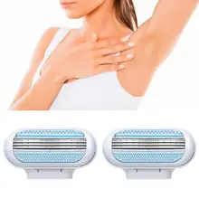 2 шт. безопасное бритвенное лезвие для женщин GilteVen Cuchillas De Afeitar Body Feminino Para Mulheres бритвенное лезвие Женская бритва