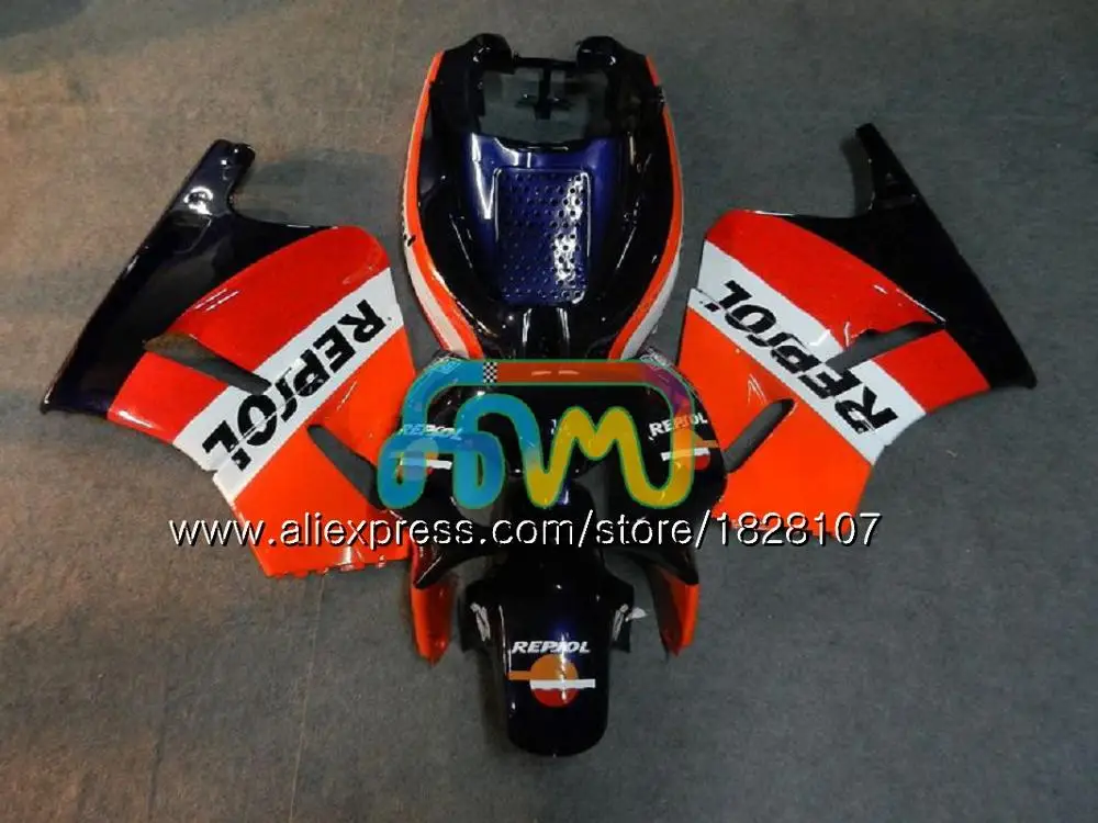 RVF400R NC30 для HONDA VFR400 R V4 темно-синий прохладный VFR400R 91 92 93 94 88BS. 9 ЛРВ 400 R NC35 400R 1991 1992 1993 1994 обтекатель - Цвет: No. 19