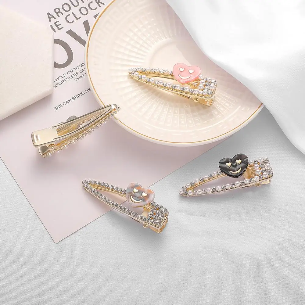 

Hairpin Cute Rabbit Heart-Shaped Headdress Fashion Retro Temperament Versatile Simple Party Banquet Birthday Gift Accessories