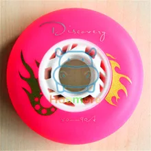 [72 мм 76 мм 80 мм] скользящее колесо для катания на коньках с твердостью 90А, синий фиолетовый розовый прочный PU маленькая матовая поверхность