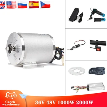 

Electric Scooter Kit Electric Bike Conversion Kit 2000w 36V 48V Electric Motor for Skateboard Ebike Motor Controller ATV Go Kart