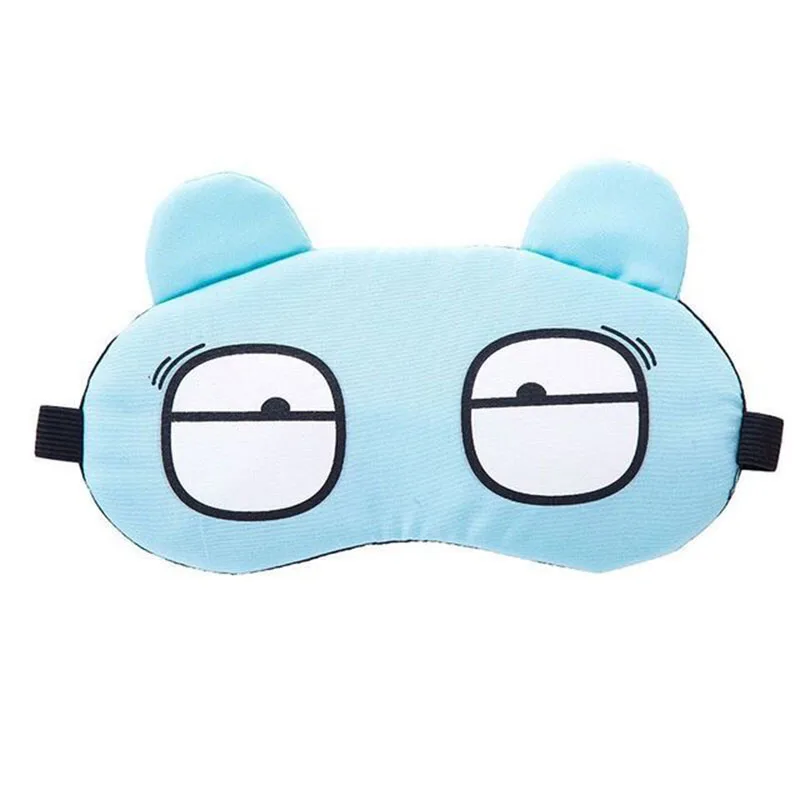 Cute cartoon expression Sleep masks Eye cover for Travel sleeping shading eye mask for beauty sleep with ice pack Heatable