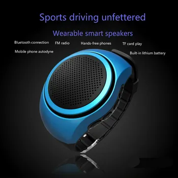 

Speaker Portable Bluetooth Watch Plug-in Card and FM RadioOutdoor 3D Stereoscopic Surround TWS Series Bass Box