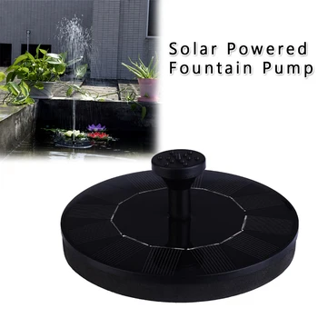

Solar Powered Fountain Pump Floating Bird Bath Water Panel Garden Pond Pool