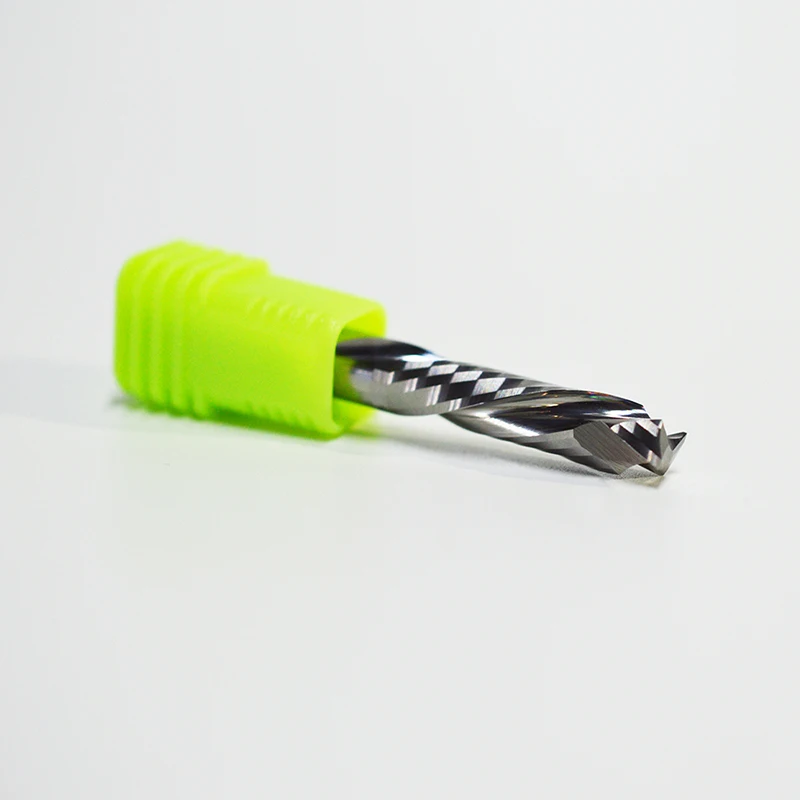 

1pcs 3.175mm 4mm 5mm 6mm left handed 2 flute spiral cutter bits, Down Cut carbide endmill, Left-Handed spiral cutter