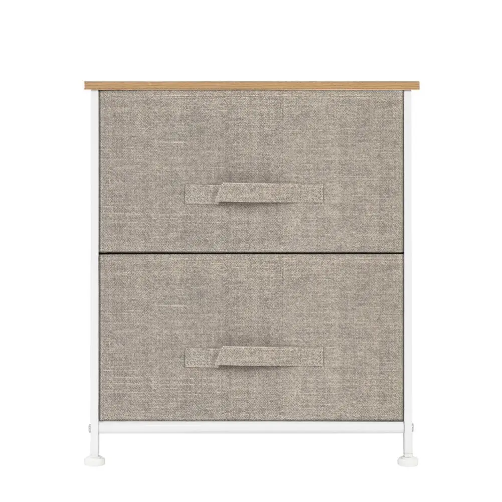 2 Drawers Night Stand End Table Storage Tower Sy Steel Frame Storage Tower Sy Steel Frame