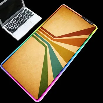 

Yuzuoan RGB Art Mural Wallpaper Mouse Pad LED Light Backlight Game Keyboard Mouse Pad Support Customization