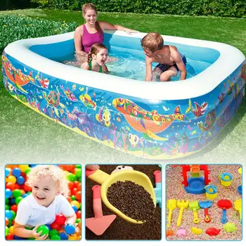 

Children Inflatable Swimming Pool Heightened Thickened Baby Paddling Pool Family Pool Bath Thickened Explosion-proof Pvc
