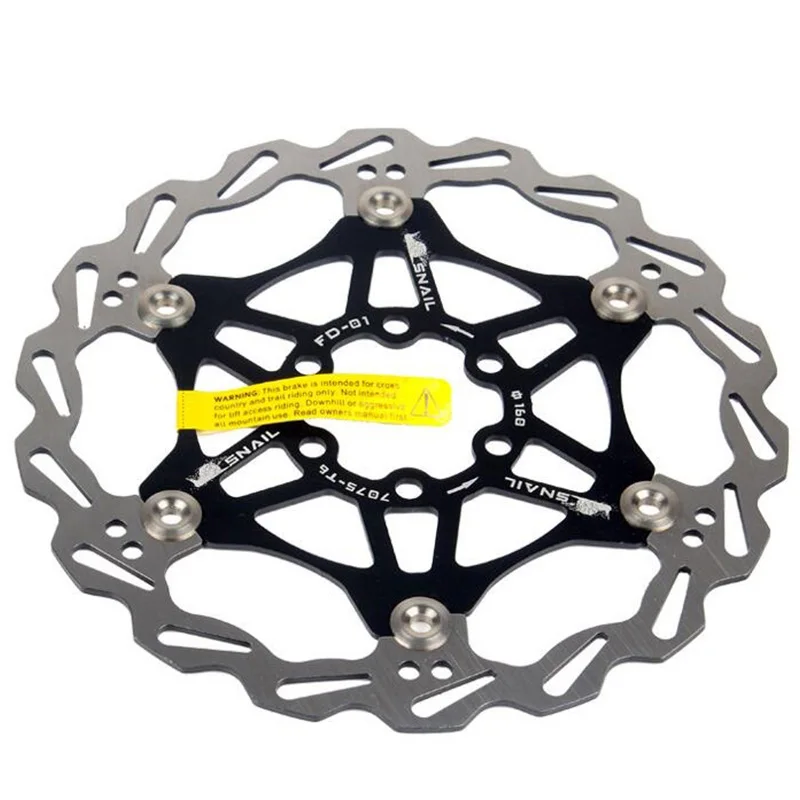 180mm black Велосипедный Дисковый Тормоз MTB DH тормозной поплавок плавающие дисковые роторы 160 мм 180 мм гидравлические тормозные колодки поплавок роторы Запчасти для велосипеда новые - Цвет: 180mm black