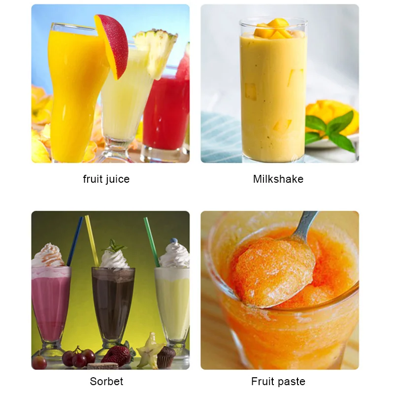 

Portable Juicer Blender Household Fruit Mixer Six Blades in 3D 380ml Fruit Mixing Machine @LS