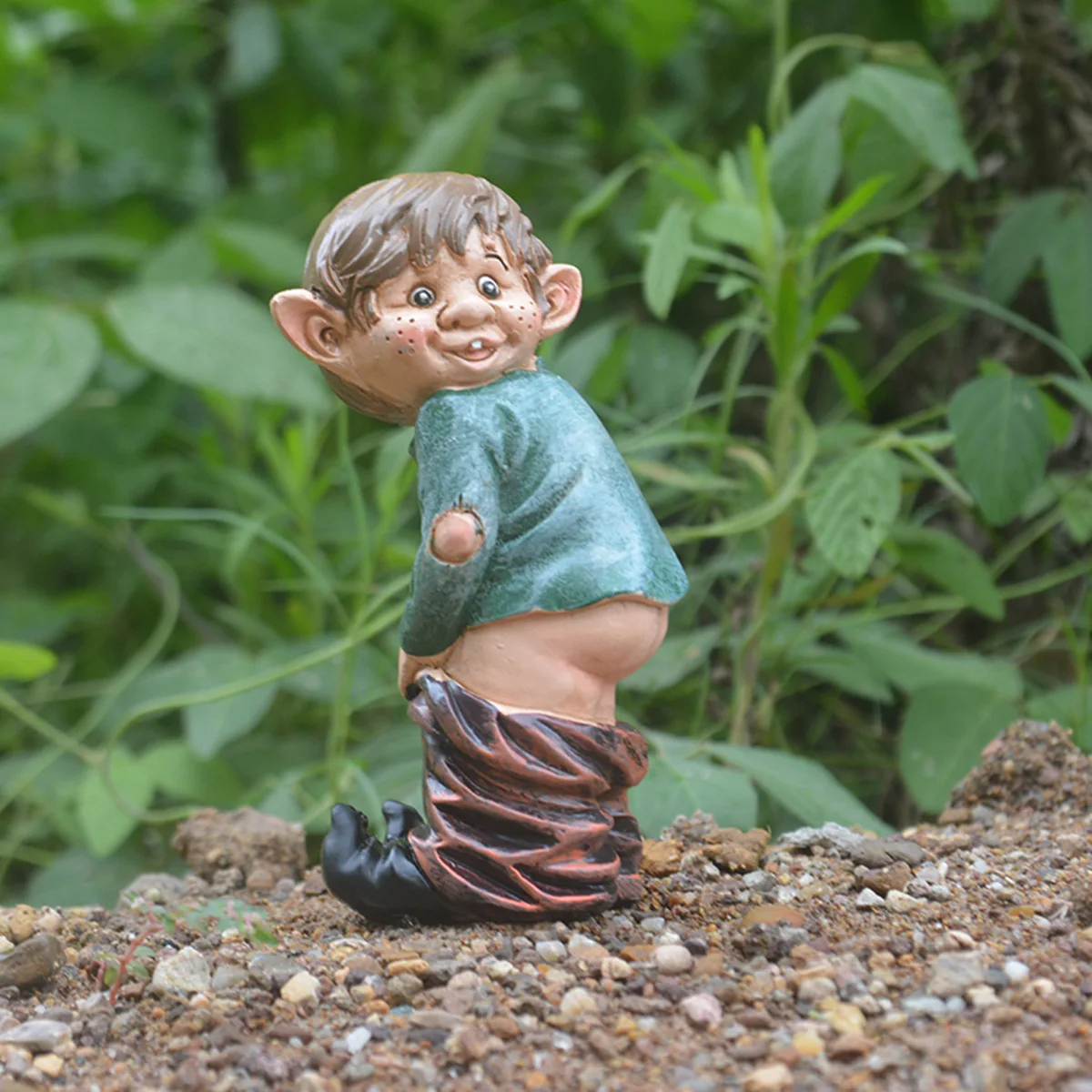Dwerg Elf Mini Standbeeld Hars Ambachten Tuin Tuin Ornamenten|Figuren Miniaturen| - AliExpress